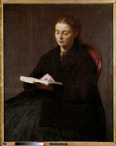 The Reading by Ignace Henri Jean Fantin Latour