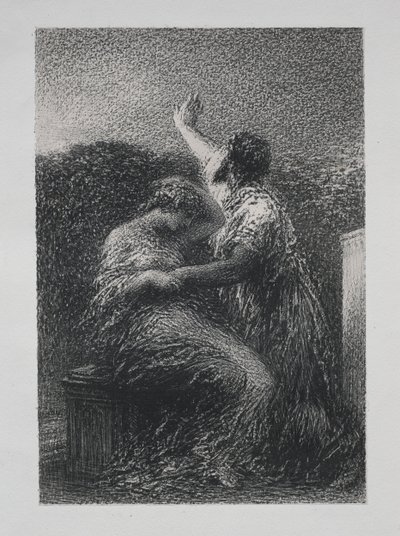 The Magi Balthazar and Fatime by Ignace Henri Jean Fantin Latour