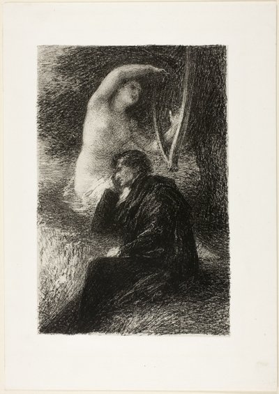 Lélio: The Aeolian Harp, from Hector Berlioz, sa vie et ses oeuvres by Ignace Henri Jean Fantin Latour