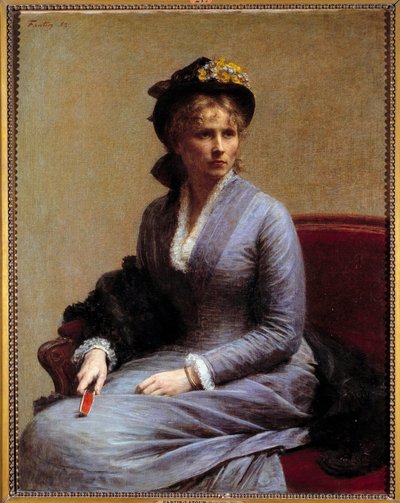 Portrait of Charlotte Dubourg by Ignace Henri Jean Fantin Latour