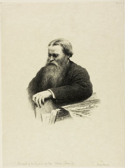 Portrait of the Artist Edwin Edwards by Ignace Henri Jean Fantin Latour