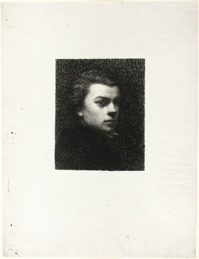 Portrait of the Artist at Age Seventeen by Ignace Henri Jean Fantin Latour