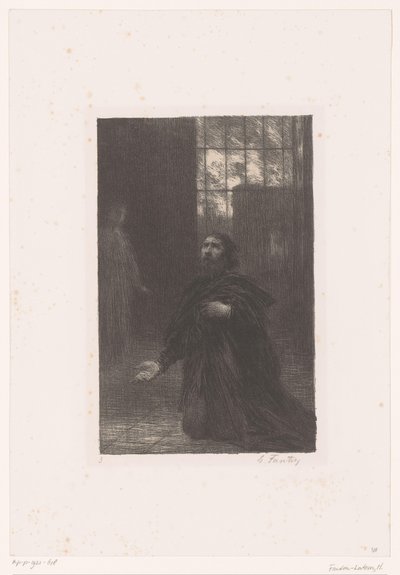 Rienzi Prays to God by Ignace Henri Jean Fantin Latour