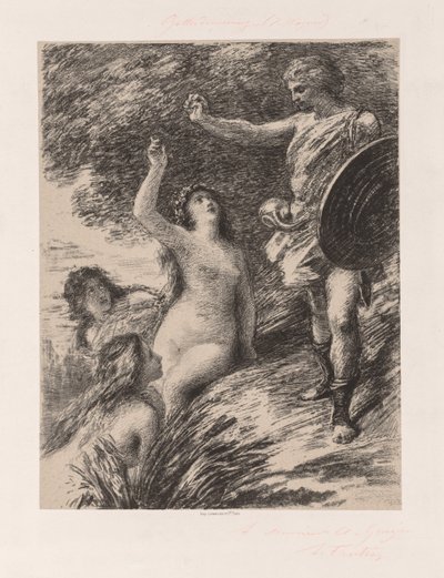 Siegfried and the Daughters of the Rhine by Ignace Henri Jean Fantin Latour