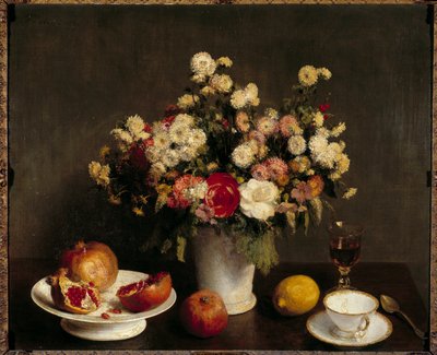 Still Life with Fruit by Ignace Henri Jean Fantin Latour