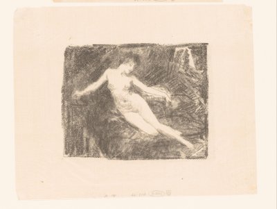 Study of a Naked, Awakening Woman by Ignace Henri Jean Fantin Latour
