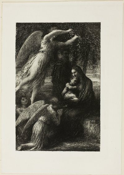 The Infancy of Christ: The Repose of the Holy Family by Ignace Henri Jean Fantin Latour