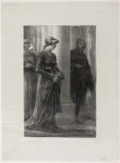 The Mastersingers of Nuremberg, Act I: Walther and Eva Meet by Ignace Henri Jean Fantin Latour