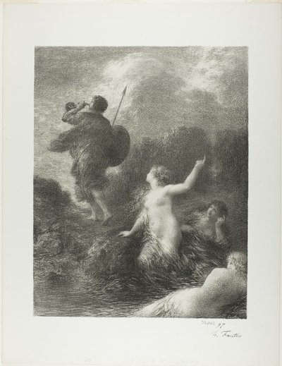 Twilight of the Gods: Siegfried and the Rhine Maidens by Ignace Henri Jean Fantin Latour