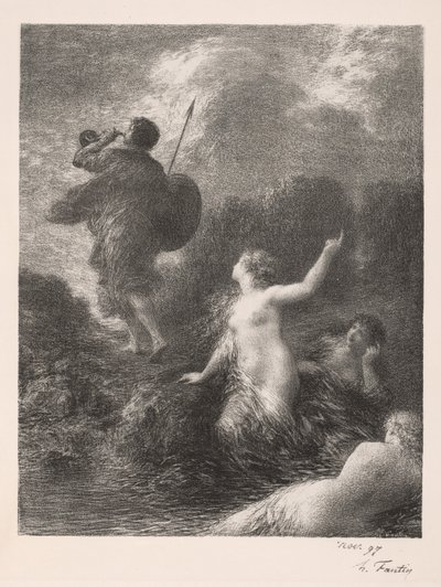 Twilight of the Gods: Siegfried and the Rhine Maidens by Ignace Henri Jean Fantin Latour