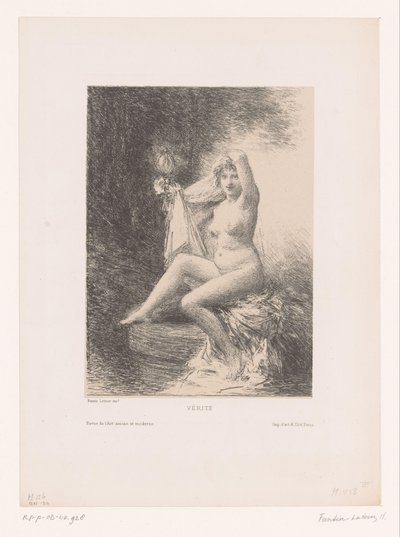 Truth Sitting on a Well by Ignace Henri Jean Fantin Latour