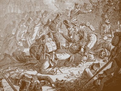 Death of General Gudin at the Battle of Valutino by Henri Felix Emmanuel Philippoteaux