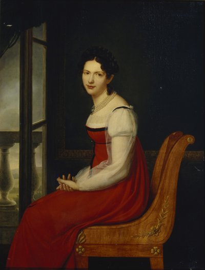 Portrait of Princess Varvara Sergeyevna Dolgorukova née Gagarina by Henri Françoiss Riesener