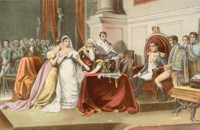 Divorcement of Josephine by Henri Frederic Schopin
