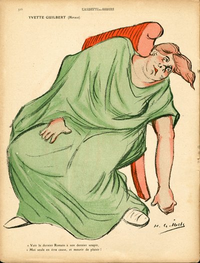 The Butter Plate, number 501, Satirical in Colours by Henri Gabriel Ibels