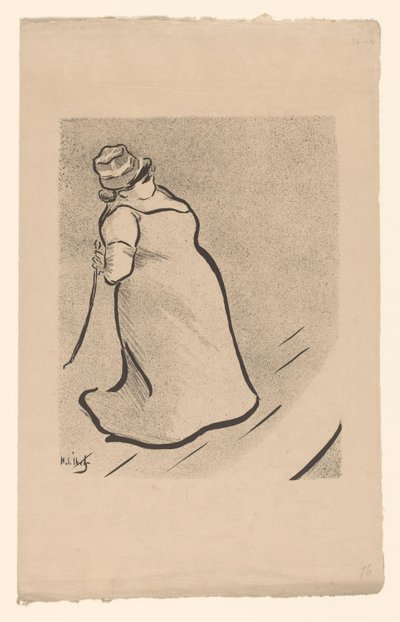 Portrait of the Singer Jeanne Bloch by Henri Gabriel Ibels