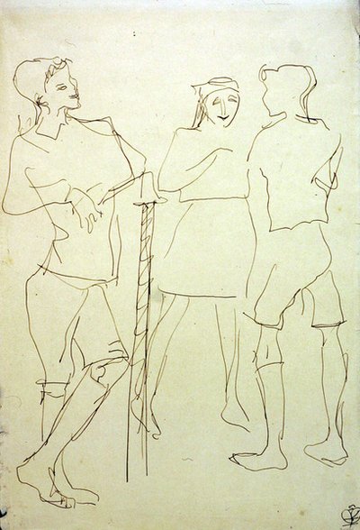 Children in the Park by Henri Gaudier Brzeska