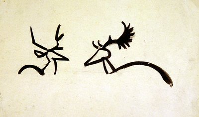 Stags by Henri Gaudier Brzeska