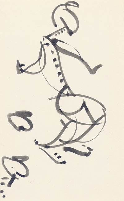 Study for Red Stone Dancer (1914) by Henri Gaudier Brzeska