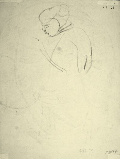 Study of a Woman looking down by Henri Gaudier Brzeska