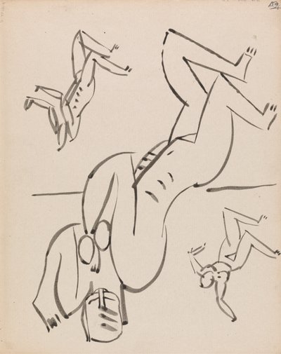 Three Studies for a Female Figure by Henri Gaudier Brzeska