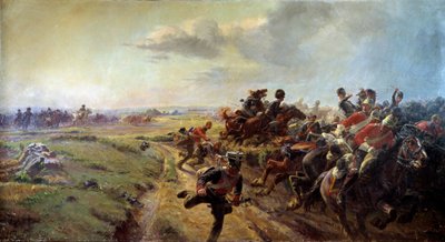 The Eve of Waterloo by Henri Georges Jacques Chartier