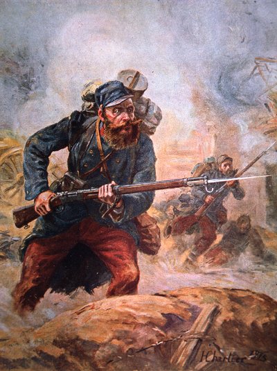 The Glorious Soldiers of the Marne by Henri Georges Jacques Chartier