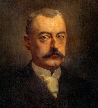 Portrait of Pierre Waldeck Rousseau (detail) by Henri Gervex