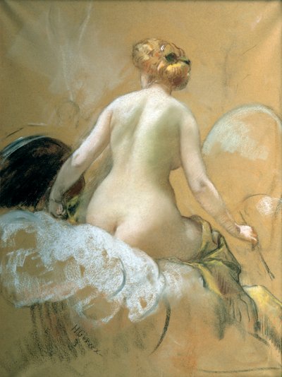 Sketch for a Ceiling Mural for the Elysee-Palace Not Carried Out, Late 19th-Early 20th Century by Henri Gervex
