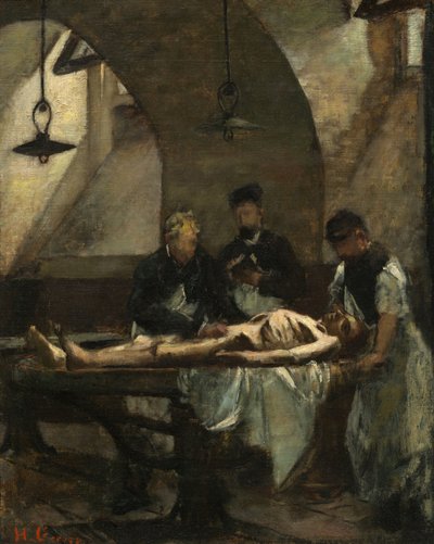 Study for Autopsy at the Hôtel-Dieu, 1876 by Henri Gervex