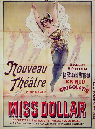 Poster Advertising the Ballet Aerien La Fete de l
