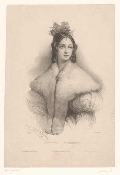 Young Woman Thinking of Tomorrow by Henri Grevedon