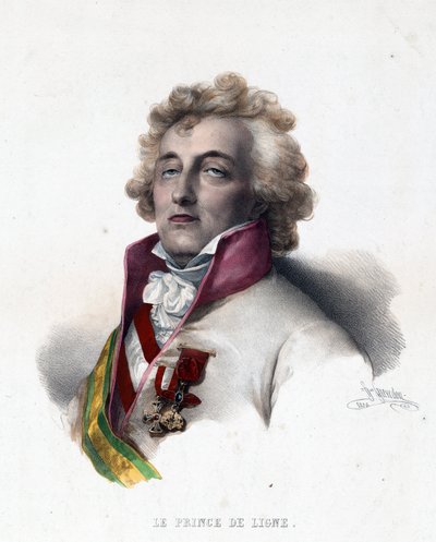 Portrait of Charles-Joseph, Prince de Ligne by Henri Grevedon