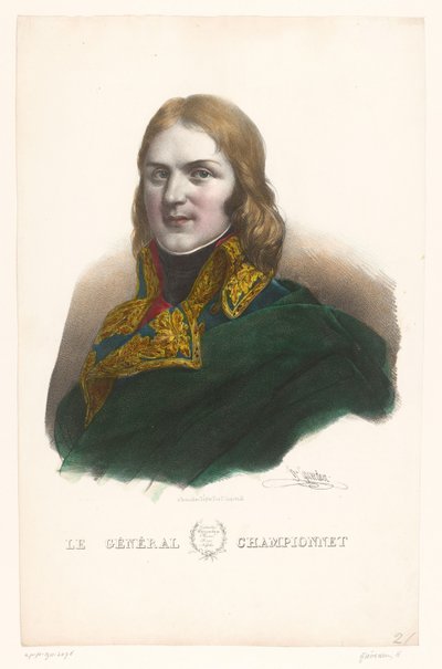 Portrait of Jean-Étienne Championnet by Henri Grevedon