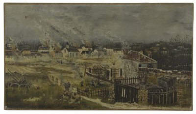 Battle of Champigny - Episode of the 1870 war, ca. 1882 by Henri J.F. (1844 1910) Rousseau