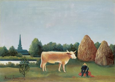 Scene in Bagneux on the Outskirts of Paris by Henri J.F. Rousseau