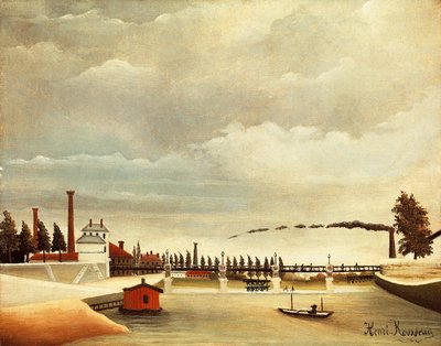 Banks of Seine by Henri J.F. Rousseau