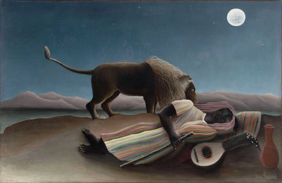 The Sleeping Gypsy by Henri J.F. Rousseau