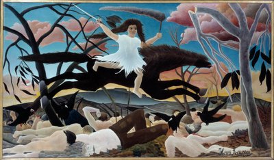 War or the Ride of Discord by Henri J.F. Rousseau