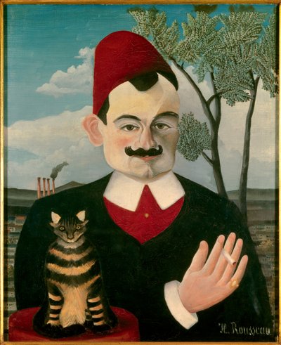 Portrait of Pierre Loti by Henri J.F. Rousseau