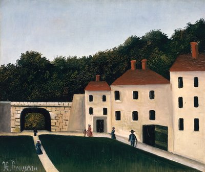Walkers in a Park by Henri J.F. Rousseau