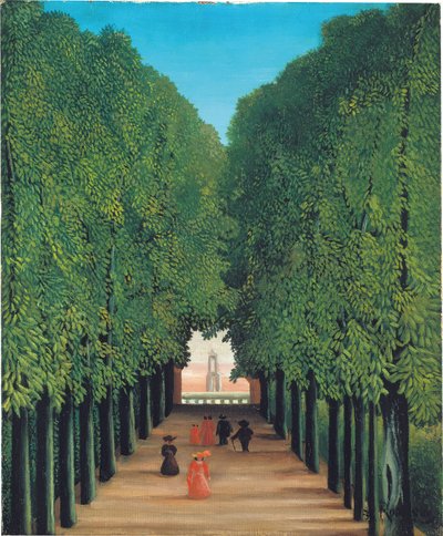 The Avenue in the Park at Saint Cloud by Henri Rousseau