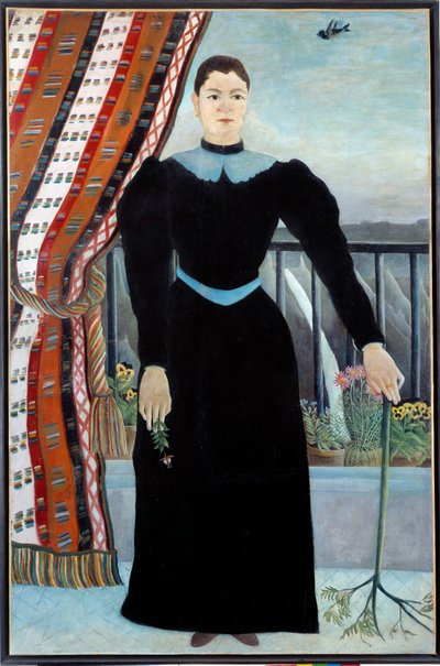 Portrait of a Woman Near a Window by Henri J.F. Rousseau
