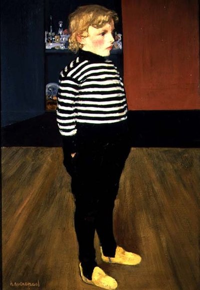 Charles in a Striped Jersey by Henri Jacques Edouard Evenepoel