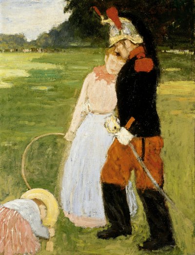 Sunday in the Bois de Boulogne by Henri Jacques Edouard Evenepoel