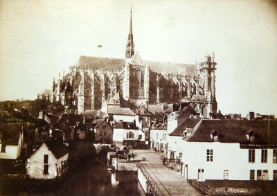 Amiens Cathedral, c.1851-52 by Henri Jean Louis Le Secq