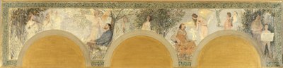 Sketch for the South Entrance Salon of the Hôtel de Ville de Paris: Music - Sculpture by Henri Jean Guillaume Martin