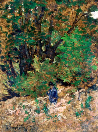 At Home in the Forest by Henri Joseph Harpignies