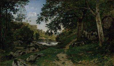 The Rocky Path in the Morvan by Henri Joseph Harpignies