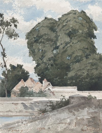 View from the Ramparts at Chartres by Henri Joseph Harpignies
